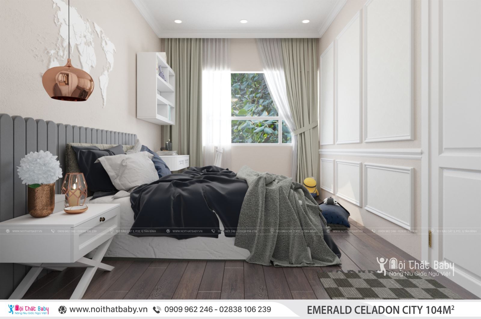 Tổng hợp các mẫu thiết kế nội thất Chung cư Emerald Celadon City